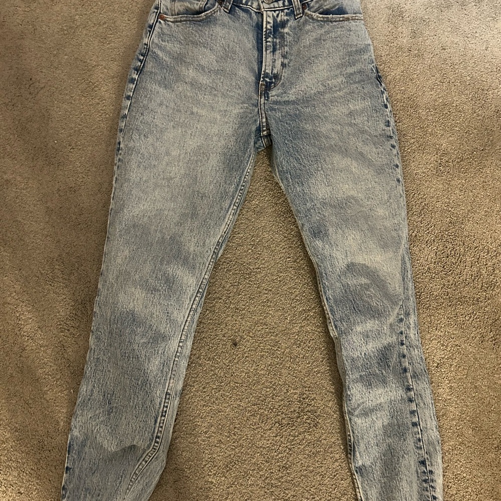 Abercrombie & Fitch Light Blue Straight Leg Jeans